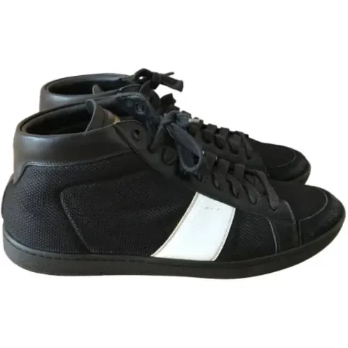 Pre-owned Sneakers, male, , Size: 8 US Pre-owned Canvas sneakers - Saint Laurent Vintage - Modalova