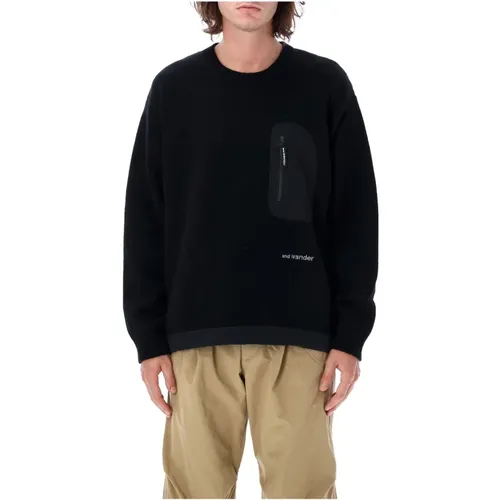 Knitwear Sweater Aw24 , male, Sizes: 2XL - And Wander - Modalova