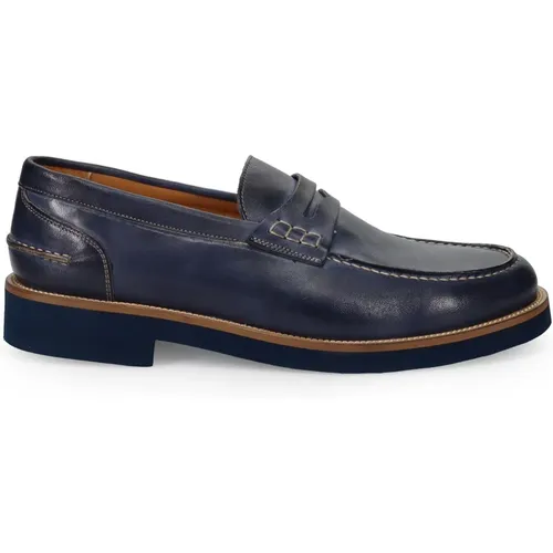 Loafers, male, , Size: 8 US Moccasin Shoes - Sangiorgio - Modalova