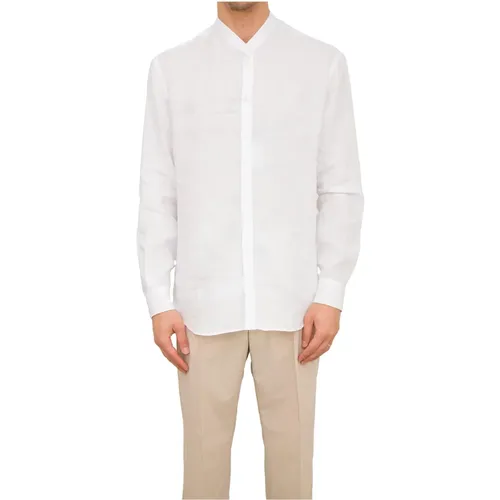 Weißes Casual Hemd , Herren, Größe: M - Emporio Armani - Modalova