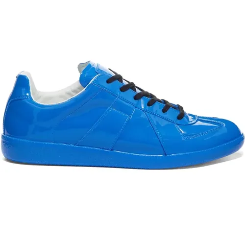 Stylish Leather Sneakers for Men , male, Sizes: 8 UK - Maison Margiela - Modalova