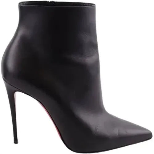 Pre-owned Leather boots , female, Sizes: 7 UK - Christian Louboutin Pre-owned - Modalova