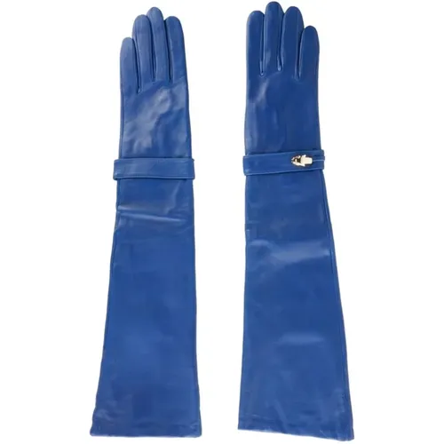 Elegant Lambskin Gloves in Rivet , unisex, Sizes: 7 1/2 IN - Cavalli Class - Modalova