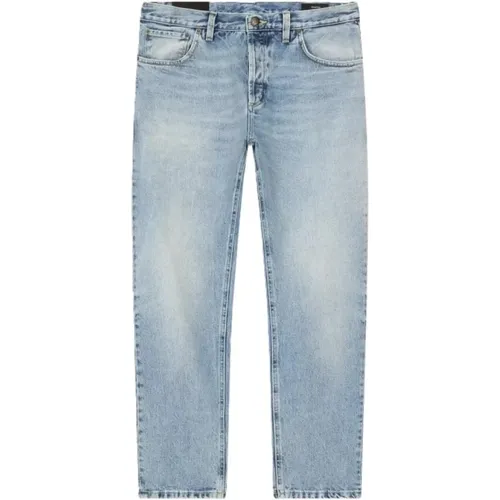 Straight Jeans, male, , Size: W36 Brighton Carrot Denim Jeans - Dondup - Modalova