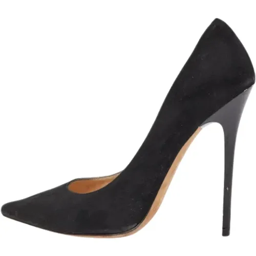 Pre-owned Suede heels , female, Sizes: 4 1/2 UK - Jimmy Choo Pre-owned - Modalova