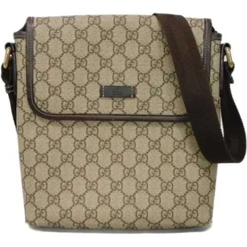 Pre-owned Cross Body Bags, female, , Size: ONE SIZE Pre-owned Canvas crossbody-bags - Gucci Vintage - Modalova