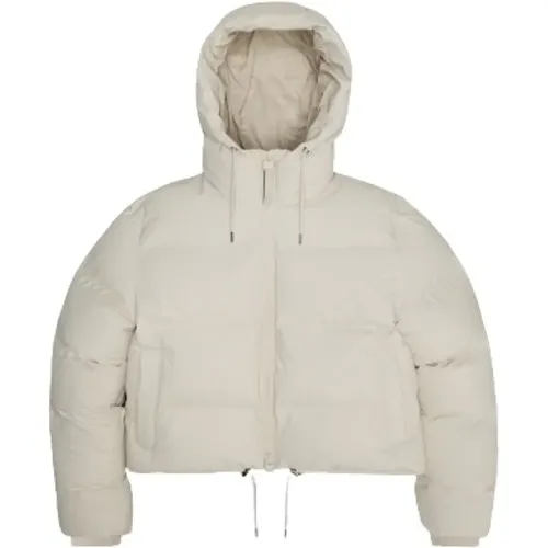 Wasserdichte Winter Puffer Jacke , Damen, Größe: L - Rains - Modalova