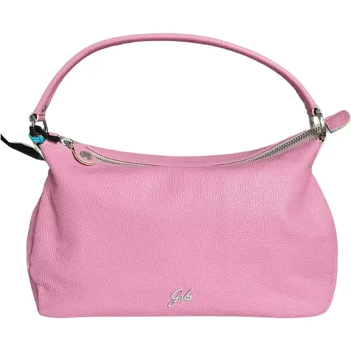 Handbags, female, , Size: ONE SIZE Hammered Leather Shoulder Bag - Gabs - Modalova