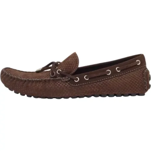 Pre-owned Flats, male, , Size: 9 US Pre-owned Leather flats - Louis Vuitton Vintage - Modalova