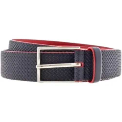 Belts, male, , Size: 95 CM Braided Leather Belt - Carolina Herrera - Modalova