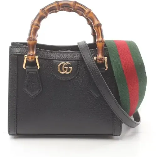 Pre-owned Handbags, female, , Size: ONE SIZE Pre-owned Leather totes - Gucci Vintage - Modalova