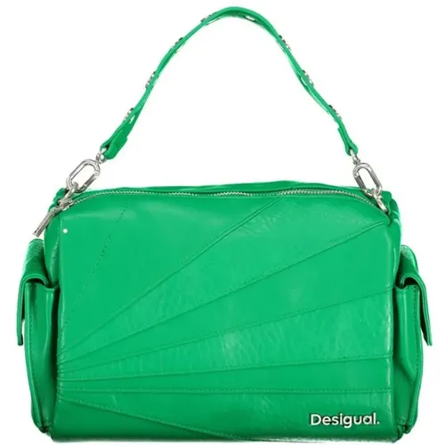 Grüne Handtasche mit mehreren Taschen - Desigual - Modalova