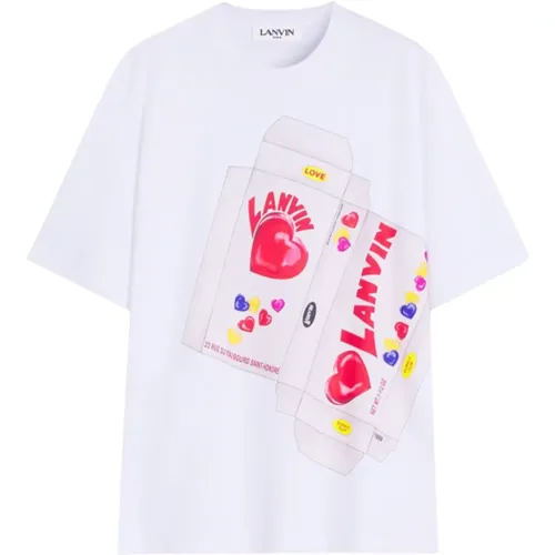 Bonbon-Print T-Shirt Lanvin - Lanvin - Modalova