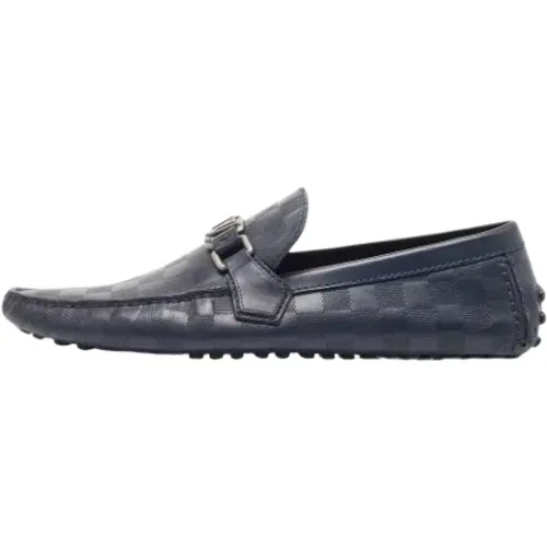 Pre-owned Flats, male, , Size: 10 US Pre-owned Leather flats - Louis Vuitton Vintage - Modalova