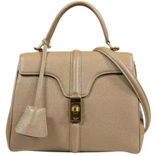 Pre-owned Handbags, female, , Size: ONE SIZE Pre-owned Vintage Leather Handbag - Celine Vintage - Modalova