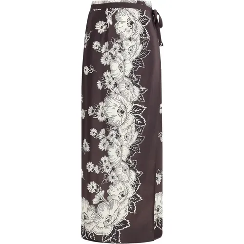 Maxi Skirts, female, , Size: L Floral Wrap Skirt - P.a.r.o.s.h. - Modalova
