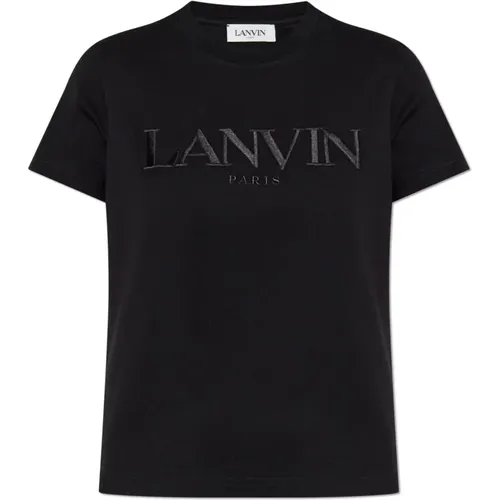 Baumwoll T-shirt , Damen, Größe: S - Lanvin - Modalova