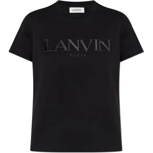Baumwoll T-shirt , Damen, Größe: XS - Lanvin - Modalova