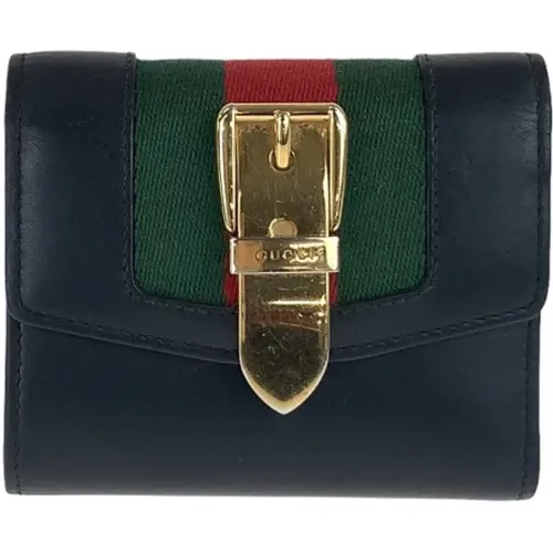 Pre-owned Wallets, female, , Size: ONE SIZE Pre-owned Leather wallets - Gucci Vintage - Modalova