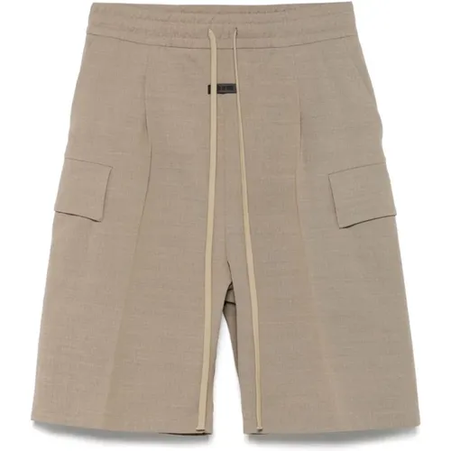 Long Shorts, male, , Size: L Cargo Pocket Shorts - Fear Of God - Modalova