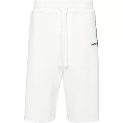 Shorts with Side Stripes , male, Sizes: M, L - Autry - Modalova