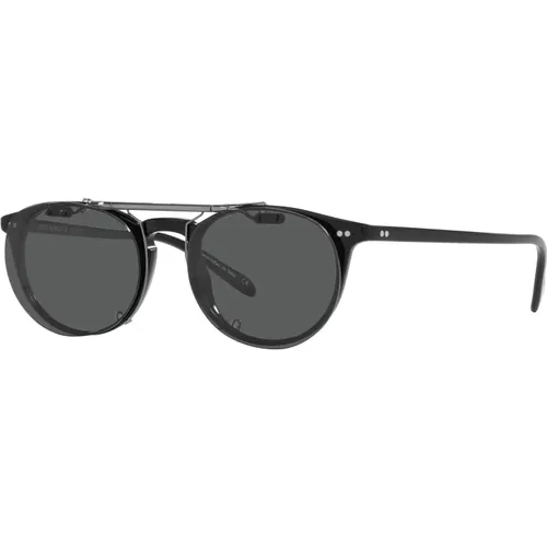 Sunglasses, unisex, , Size: 49 MM Riley-R OV 5004 Clip-On Sunglasses - Oliver Peoples - Modalova