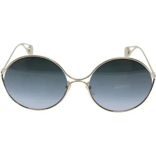 Pre-owned Accessories, female, , Size: ONE SIZE Pre-owned Metal sunglasses - Gucci Vintage - Modalova