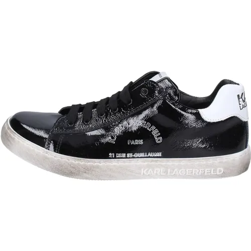 Patent Leather Women's Sneakers , female, Sizes: 6 UK, 3 UK, 7 UK, 5 UK, 4 UK - Karl Lagerfeld - Modalova