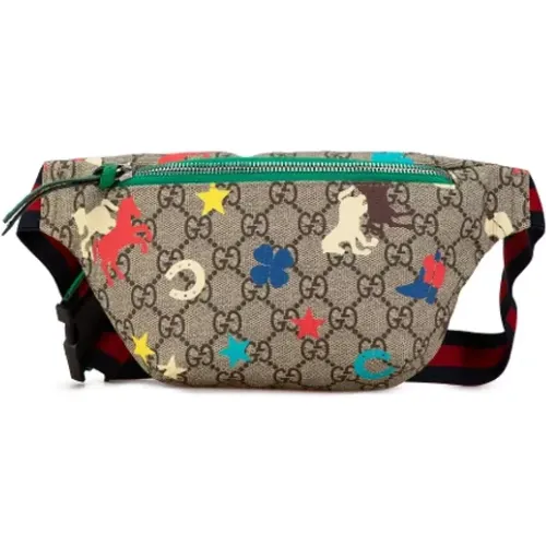 Pre-owned Belt Bags, female, , Size: ONE SIZE Pre-owned Canvas crossbody-bags - Gucci Vintage - Modalova