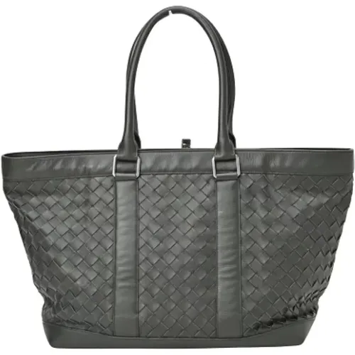 Pre-owned Tote Bags, female, , Size: ONE SIZE Pre-owned Leather totes - Bottega Veneta Vintage - Modalova