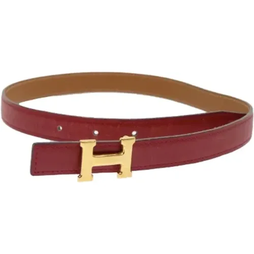 Pre-owned Belts, female, , Size: ONE SIZE Pre-owned Leather belts - Hermès Vintage - Modalova