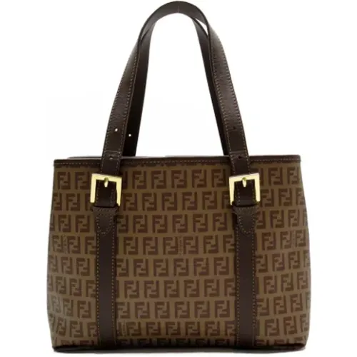 Pre-owned Tote Bags, female, , Size: ONE SIZE Pre-owned Leather handbags - Fendi Vintage - Modalova