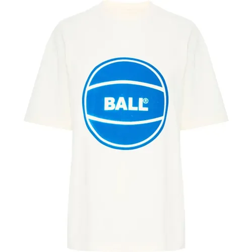 Circle Tee Bluse Off , Damen, Größe: S - Ball - Modalova