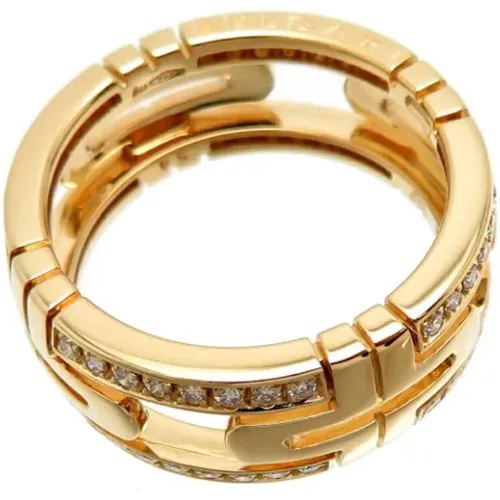 Pre-owned Gold rings , female, Sizes: ONE SIZE - Bvlgari Vintage - Modalova