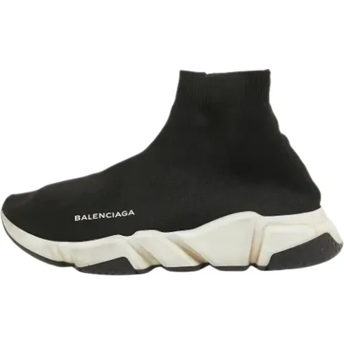 Pre-owned Leather sneakers , male, Sizes: 7 UK - Balenciaga Vintage - Modalova