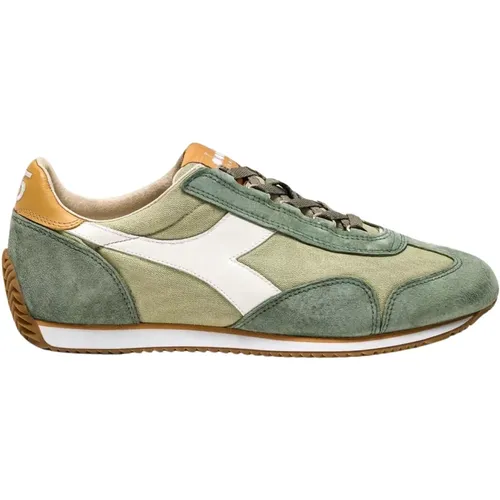 Sneakers, male, , Size: 11 US Canvas Stone Wash Sneakers - Diadora - Modalova