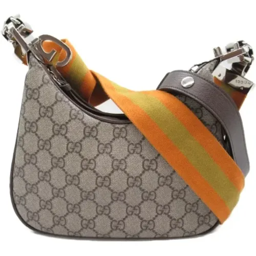 Pre-owned Cross Body Bags, female, , Size: ONE SIZE Pre-owned Canvas crossbody-bags - Gucci Vintage - Modalova