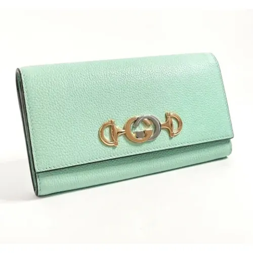 Pre-owned Wallets, female, , Size: ONE SIZE Pre-owned Leather wallets - Gucci Vintage - Modalova