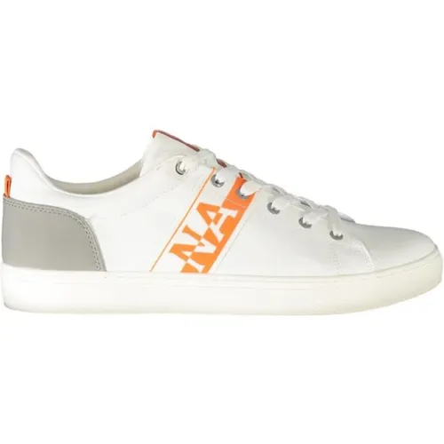 Lace-Up Sneakers with Contrast Details , male, Sizes: 9 UK, 6 UK, 11 UK, 10 UK, 7 UK, 12 UK, 8 UK - Napapijri - Modalova