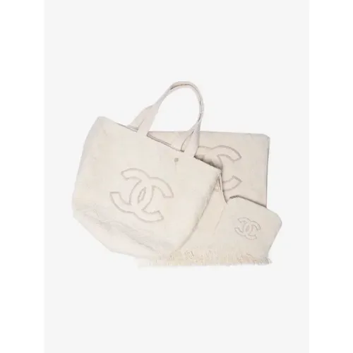 Pre-owned Tote Bags, female, , Size: ONE SIZE Pre-owned Cotton chanel-bags - Chanel Vintage - Modalova