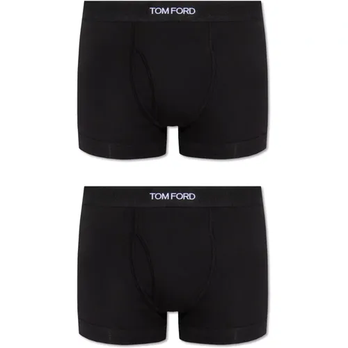 Marken-Boxershorts im Doppelpack , Herren, Größe: XS - Tom Ford - Modalova