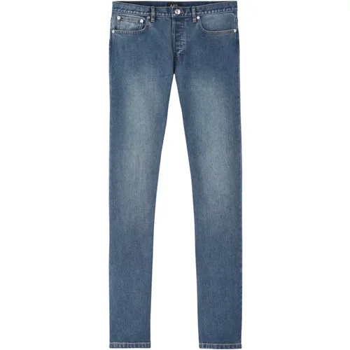 Japanische Denim Slim-fit Jeans , Herren, Größe: W33 - A.p.c. - Modalova
