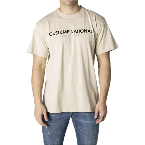 Print Short Sleeve T-shirt , male, Sizes: M - Costume National - Modalova