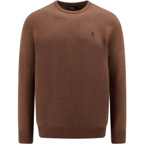 Round-Neck Strickwaren , Herren, Größe: L - Polo Ralph Lauren - Modalova