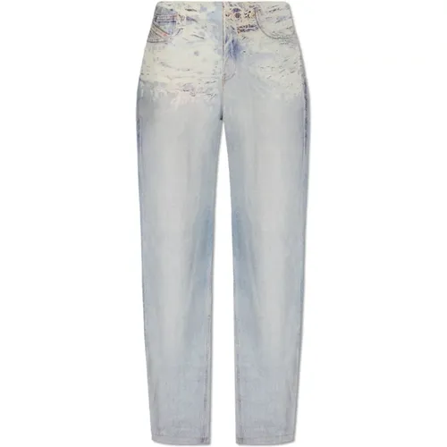 ‘P-Sarky’ trousers with ‘trompe l’oeil’ effect , female, Sizes: L, M, XL - Diesel - Modalova