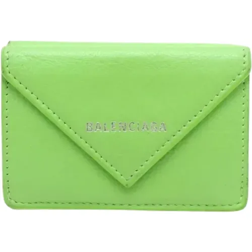 Pre-owned Wallets, female, , Size: ONE SIZE Pre-owned Leather wallets - Balenciaga Vintage - Modalova