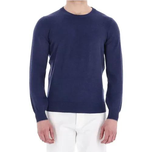 Cashmere Knitwear, male, , Size: L Cashmere Crewneck Sweater - BRUNELLO CUCINELLI - Modalova