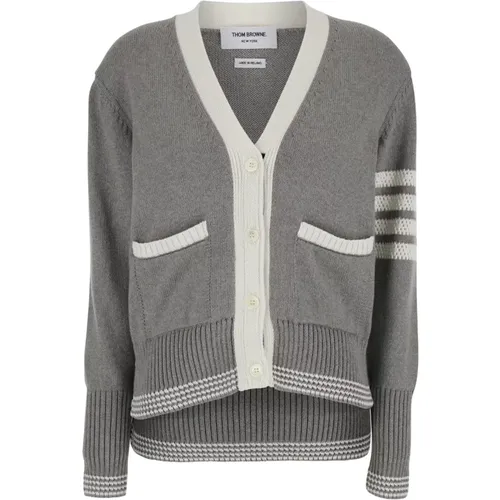 Sweaters Grey , female, Sizes: 2XS, 3XS, XS - Thom Browne - Modalova