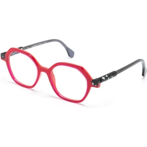 Stilvolle Rosa Optische Brille , Damen, Größe: 50 MM - Face a Face - Modalova