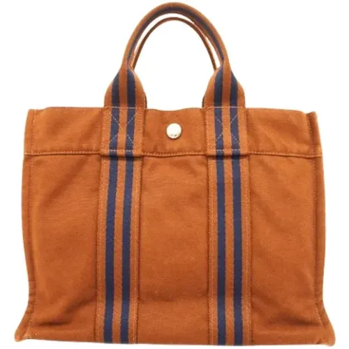 Pre-owned Canvas totes , female, Sizes: ONE SIZE - Hermès Vintage - Modalova